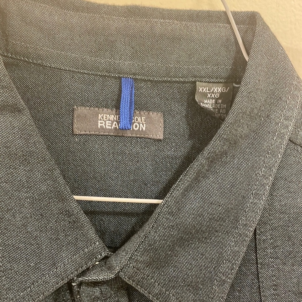 Kenneth Cole REACTION long sleeve denim shirt.